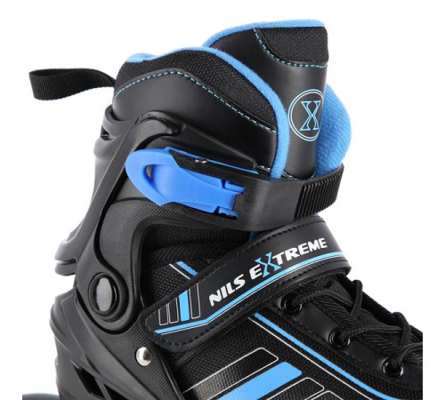 Роликові ковзани 2в1 NILS EXTREME NH18191 розмір M 34-38, чорно-сині