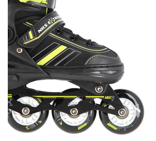 Роликові ковзани 2в1 NILS EXTREME NH18191 розмір L 39-43, чорно-жовті