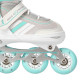 Роликові ковзани 2в1 NILS EXTREME NH18191 розмір L 39-43, біло-блакитні