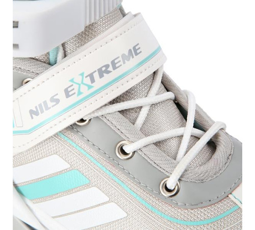 Роликові ковзани 2в1 NILS EXTREME NH18191 розмір L 39-43, біло-блакитні