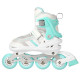 Роликові ковзани 2в1 NILS EXTREME NH18191 розмір S 29-33, біло-блакитні