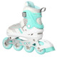 Роликові ковзани 2в1 NILS EXTREME NH18191 розмір S 29-33, біло-блакитні
