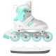 Роликові ковзани 2в1 NILS EXTREME NH18191 розмір S 29-33, біло-блакитні