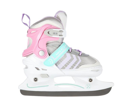 Роликові ковзани 4в1 NILS EXTREME NH18192 розмір S 29-33, біло-рожеві