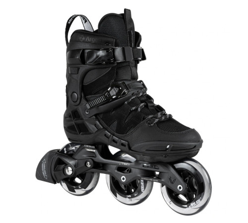 Роликові ковзани Powerslide Phuzion Argon Black 100 Trinity розмір 44 Роликові ковзани Powerslide Phuzion Argon Black 100 Trinity розмір 44
