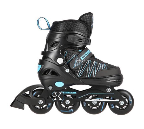 Роликові ковзани 2в1 NILS EXTREME NH11912A розмір S 31-34, чорно-блакитні