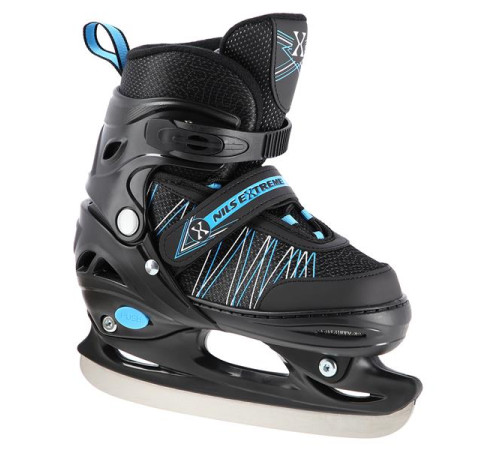 Роликові ковзани 2в1 NILS EXTREME NH11912A розмір S 31-34, чорно-блакитні