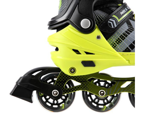 Роликові ковзани 4в1 NILS EXTREME NH18192 розмір L 39-43, чорно-жовті