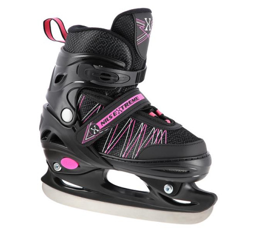 Роликові ковзани 2в1 NILS EXTREME NH11912A розмір S 31-34, чорно-рожеві