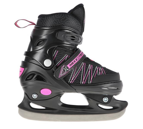 Роликові ковзани 2в1 NILS EXTREME NH11912A розмір S 31-34, чорно-рожеві