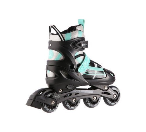 Роликові ковзани 2в1 NILS EXTREME NH18366A розмір M 35-38, чорно-зелені