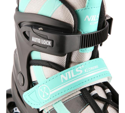 Роликові ковзани 2в1 NILS EXTREME NH18366A розмір M 35-38, чорно-зелені