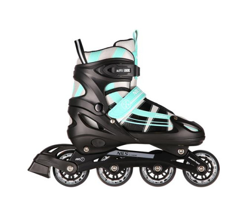 Роликові ковзани 2в1 NILS EXTREME NH18366A розмір M 35-38, чорно-зелені