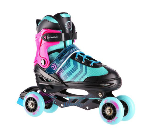 Роликові ковзани 4в1 NILS EXTREME NH18192A розмір L 39-43, різнокольорові