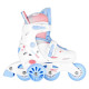 Роликові ковзани 3в1 NILS FUN NJ1190 розмір XS 26-29, біло-блакитні
