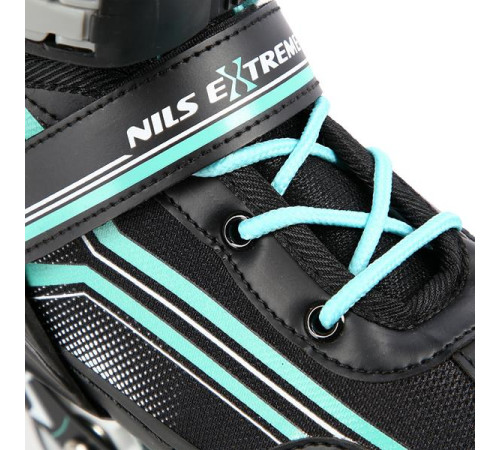 Роликові ковзани 2в1 NILS EXTREME NH18190 розмір M 34-38, чорно-блакитні
