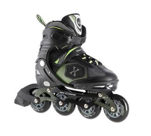 Ролики NILS EXTREME NA9080 чорно-зелені розмір L (39-42) Ролики NILS EXTREME NA9080 чорно-зелені розмір L (39-42)