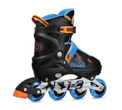 Роликові ковзани NILS EXTREME NA13808 розмір M 34-37, чорно-сині