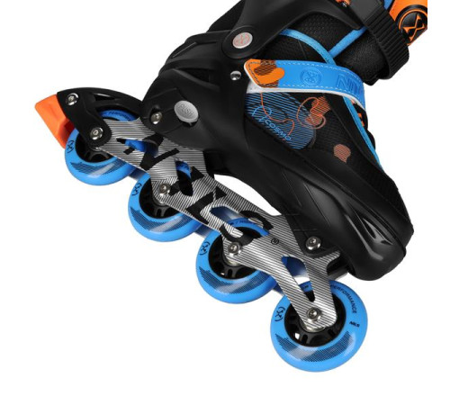 Роликові ковзани NILS EXTREME NA13808 розмір L 38-41, чорно-сині