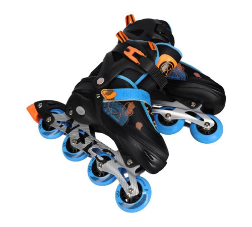 Роликові ковзани NILS EXTREME NA13808 розмір L 38-41, чорно-сині