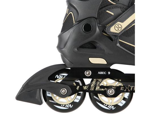 Роликові ковзани NILS EXTREME NA14174 розмір L 39-42, чорно-золотисті