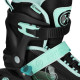 Роликові ковзани NILS EXTREME NA13808 розмір M 34-37, чорно-зелені