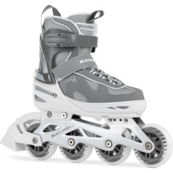 Роликові ковзани Blackwheels Flex Pro M - розмір 34-37, сірі