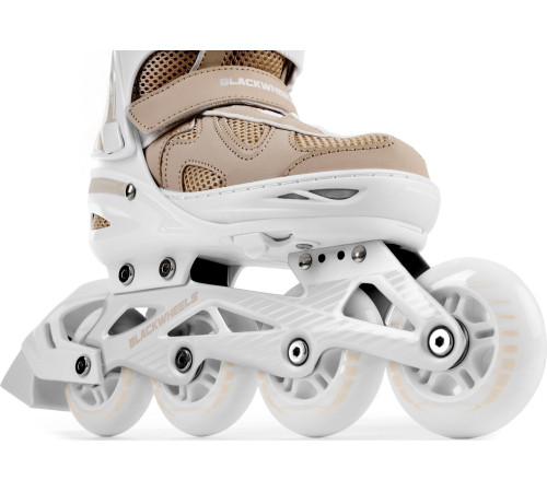 Роликові ковзани Blackwheels Flex Pro M - розмір 34-37, бежеві Роликові ковзани Blackwheels Flex Pro M - розмір 34-37, бежеві