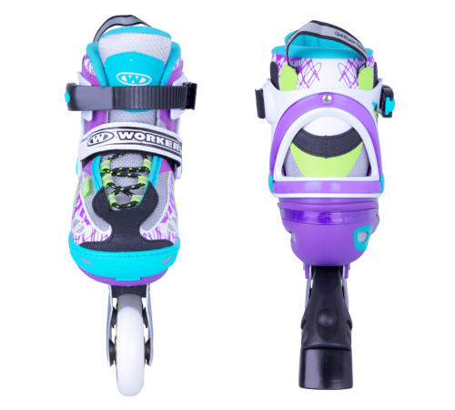Регульовані ролики WORKER Fizzo ABEC-7 - розмір M (35-38) Регульовані ролики WORKER Fizzo ABEC-7 - розмір M (35-38)