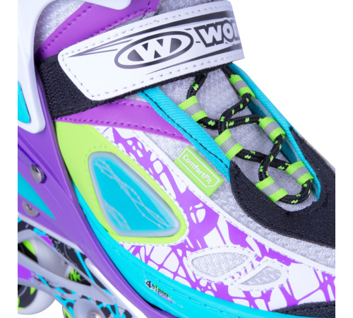 Регульовані ролики WORKER Fizzo ABEC-7 - розмір L (39-42) Регульовані ролики WORKER Fizzo ABEC-7 - розмір L (39-42)