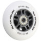 PU 84x24 82A WHITE MAT (4 szt.) + ABEC-9 (8 szt.) SET NILS EXTREME