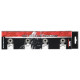 PU 84x24 82A WHITE MAT (4 szt.) + ABEC-9 (8 szt.) SET NILS EXTREME