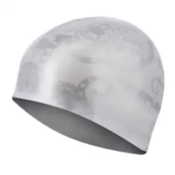 Жіноча шапочка для плавання F221 SPURT - срібна 