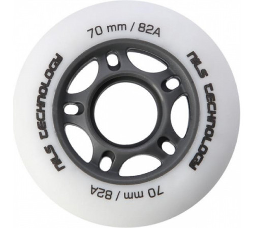 Колеса для роликових ковзанів PU 70x24 82A (4 szt.) NILS EXTREME - білі матові Колеса для роликових ковзанів PU 70x24 82A (4 szt.) NILS EXTREME - білі матові