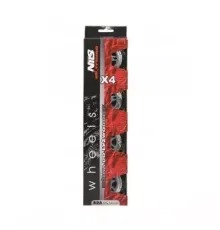 Колеса для роликових ковзанів PU 90x24 82A NILS EXTREME - 4 шт./чорні