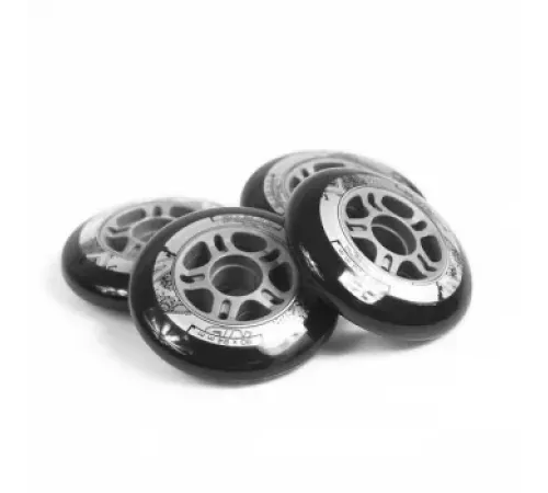 Колеса для роликових ковзанів PU 90x24 82A NILS EXTREME - 4 шт./чорні Колеса для роликових ковзанів PU 90x24 82A NILS EXTREME - 4 шт./чорні