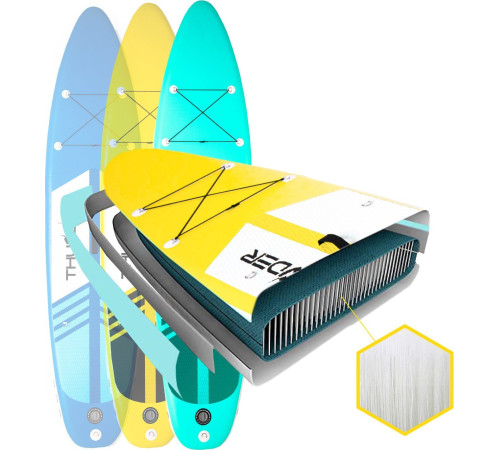 Надувна SUP дошка (Сапборд) THUNDER COAST YELLOW 320 Надувна SUP дошка (Сапборд) THUNDER COAST YELLOW 320
