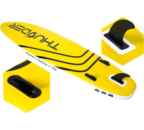 Надувна SUP дошка (Сапборд) THUNDER COAST YELLOW 320 Надувна SUP дошка (Сапборд) THUNDER COAST YELLOW 320