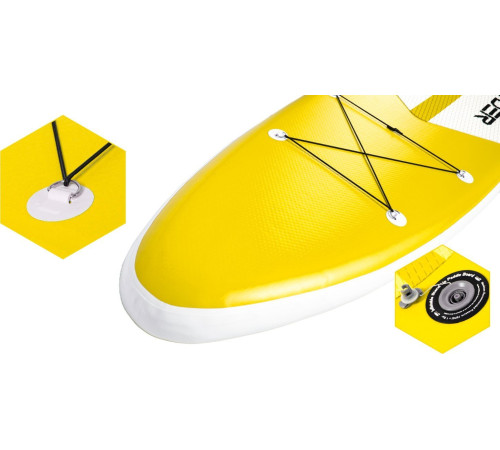 Надувна SUP дошка (Сапборд) THUNDER COAST YELLOW 320 Надувна SUP дошка (Сапборд) THUNDER COAST YELLOW 320