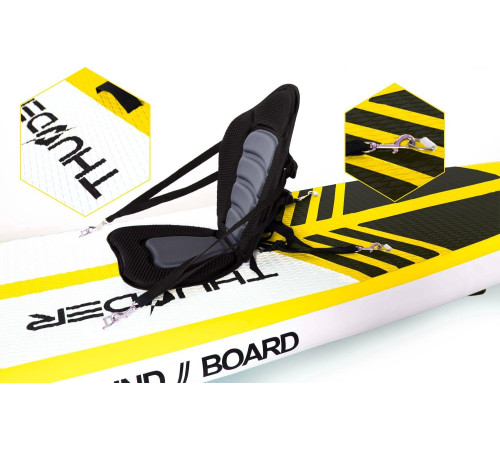 Надувна SUP дошка (Сапборд) THUNDER COAST YELLOW 320 Надувна SUP дошка (Сапборд) THUNDER COAST YELLOW 320