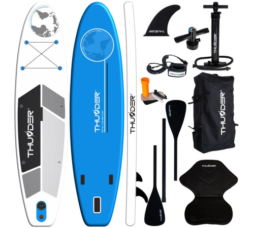 Надувна SUP дошка (Сапборд) THUNDER PLANET BLUE 320 Надувна SUP дошка (Сапборд) THUNDER PLANET BLUE 320