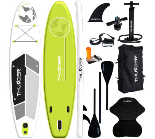 Надувна SUP дошка (Сапборд) THUNDER PLANET LIME 320 Надувна SUP дошка (Сапборд) THUNDER PLANET LIME 320