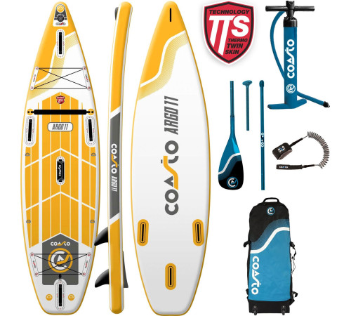 Надувна SUP дошка (Сапборд) Coasto Argo Double Chamber 110 Надувна SUP дошка (Сапборд) Coasto Argo Double Chamber 110