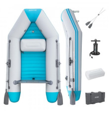 Надувний човен Bestway Hydro-Force Elite Sport 230 x 130 x 33 см, біло-синій