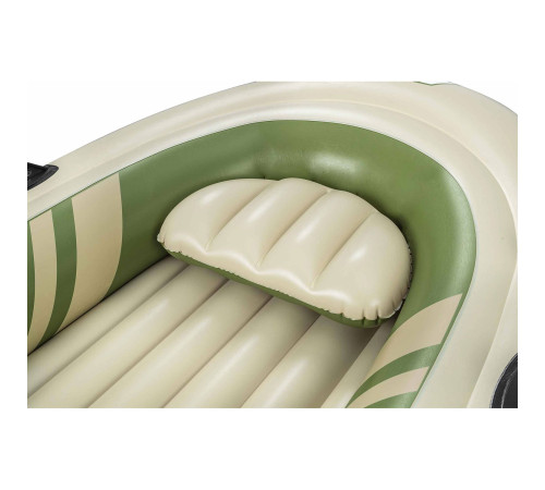 Човен надувний Bestway Voyager X3 Raft 294 х 137 см, зелено-бежевий