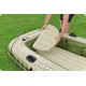 Човен надувний Bestway Voyager X3 Raft 294 х 137 см, зелено-бежевий