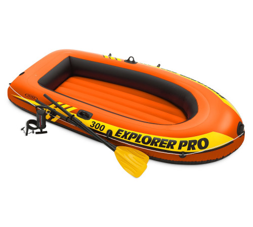 Човен Explorer PRO 300 комплект весла + насос 244 x 117 x 36 см INTEX 58358 Човен Explorer PRO 300 комплект весла + насос 244 x 117 x 36 см INTEX 58358