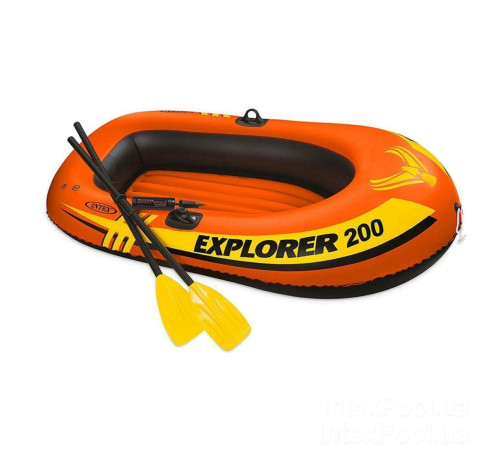 Надувний човен EXPLORER-200 Intex 58331 (185 x 94 x 41см) Надувний човен EXPLORER-200 Intex 58331 (185 x 94 x 41см)