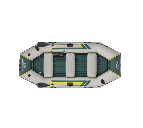 Човен надувний Bestway Hydro-Force Ranger Elite X4320 х 148 см, зелено-бежевий