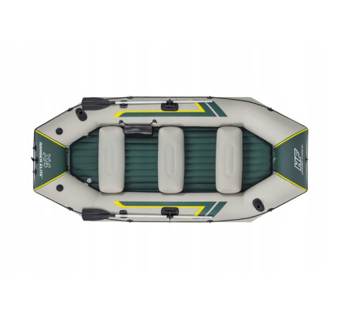Човен надувний Bestway Hydro-Force Ranger Elite X4320 х 148 см, зелено-бежевий